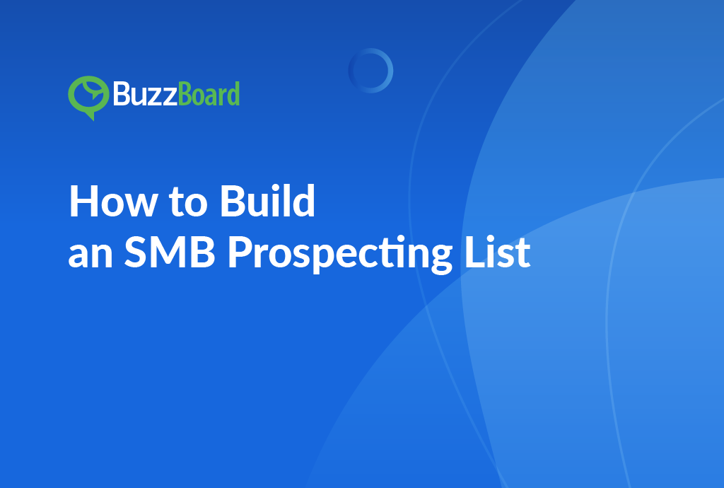 How to Build an SMB Prospecting List