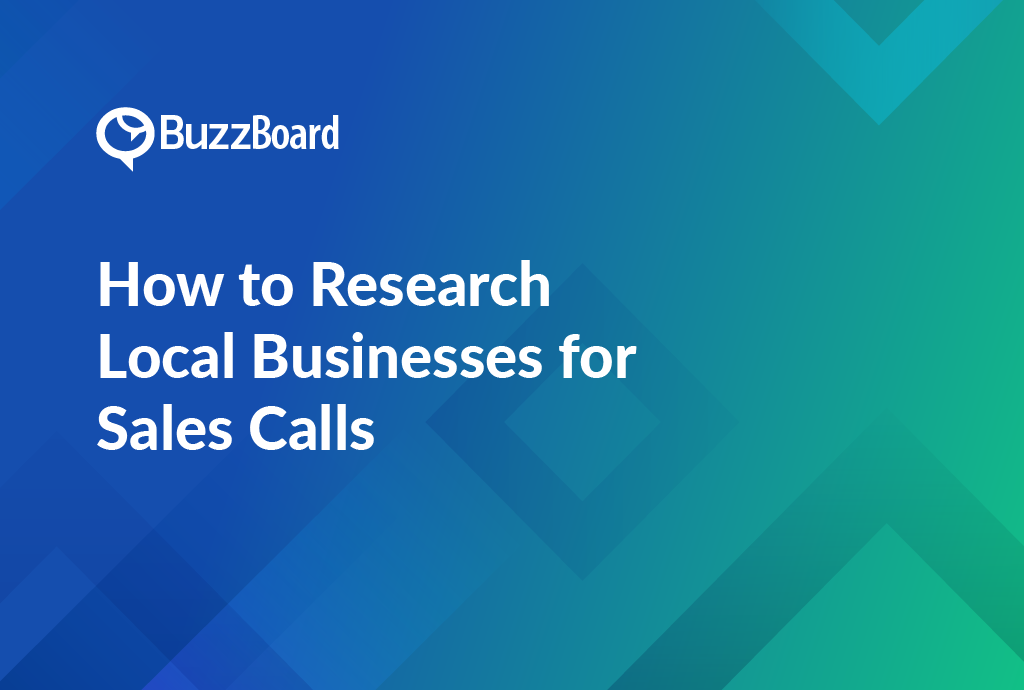 How to Research Local Businesses for Sales Calls